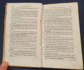 Corrigé de la Cacologie a l'usage des professeurs , etc 
