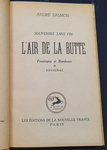 Souvenirs sans fin - l'air de la butte