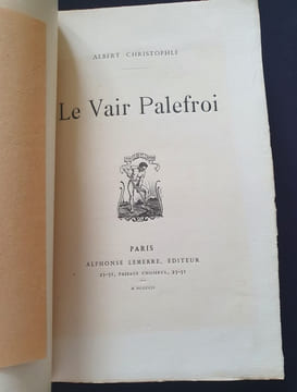 Le Vair Palefroi. Albert Christophle