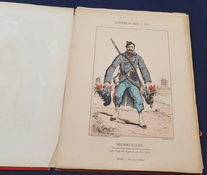 Souvenirs du siège de Paris - Les défenseurs de la capitale . Draner ( Jules Renard )