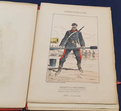 Souvenirs du siège de Paris - Les défenseurs de la capitale . Draner ( Jules Renard )