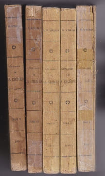 L'invasion De La Crimée . Origine et Histoire De La Guerre Jusqu'a La Mort De Lord Raglan - Complet En 5 Volumes. KINGLAKE Alexandre Willliam