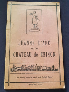 Jeanne d'Arc et le chateau de Chinon 