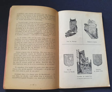 Jeanne d'Arc et le chateau de Chinon . Chanoine Vivient