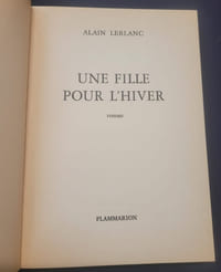 Une fille pour l'hiver