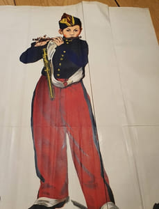  Affiche  lithographiée Mourlot - Manet - Musée de l'Orangerie - Juin - Septembre 1932