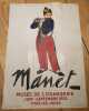  Affiche  lithographiée Mourlot - Manet - Musée de l'Orangerie - Juin - Septembre 1932. 