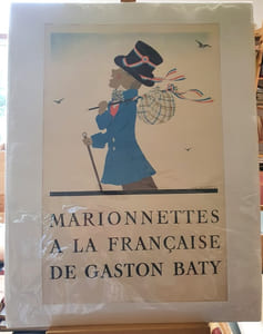 Affiche André Edouard Marty - Marionnettes à la Française de Gaston Baty 