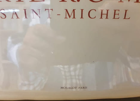 Affiche lithographiée Mourlot - Lautrec Galerie Michel 1954. undefined
