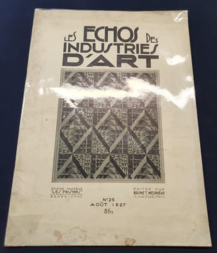 Les échos des industries d'Art N. 25 - Aout 1927. undefined