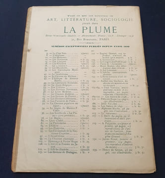 La Plume - Numéro consacré a Alphonse Mucha . Collectif