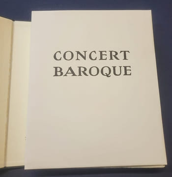 Concert baroque / Concierto Barroco. Alejo Carpentier