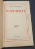 Port Royal - Notes de th&eacute;atre ( 2) - edition originale sur grand papier - Reliure Devauchelle. Henry de Montherlant