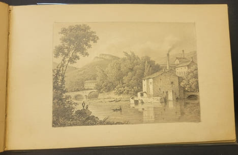 Carnet de dessins XIXe - Henriette Bérard - Gard / Cévennes / Ardèche . undefined