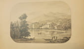 Carnet de dessins XIXe - Henriette B&eacute;rard - Gard / C&eacute;vennes / Ard&egrave;che . 