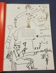Le Chat noir et autres contes de terreur. Peintures de Ricardo Mosner - Dessins originaux et envoi autographe signé .