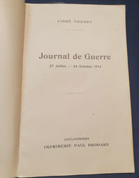 Journal de guerre - 27 Juillet - 24 Octobre 1914