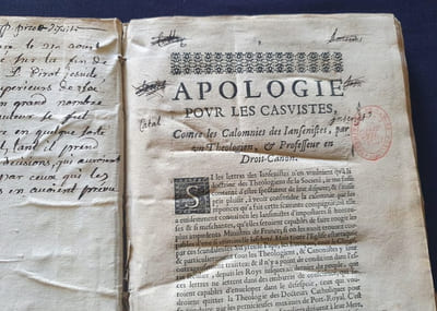 Apologie pour les Casuistes , contre les calomnies des jansenistes par un théologien & professeur en droit-canon