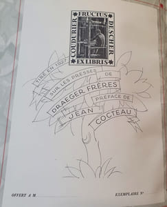  Trentenaire de la Maison Coudurier, Fructus, Descher fabricants de Soieries à Lyon 