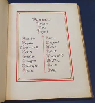 Hommage respectueux du Personnel à Madame Savard - 28 Mai 1903 - Livre unique sur Japon entièrement réalisé a la main - Reliure Lortic .. undefined
