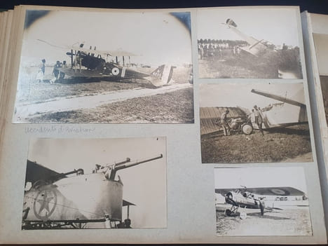 Exceptionnel Album de 211 photographies Escadrilles C4 , C74 et MF52 - Front du Nord et des Flandres 1916 / 1917. undefined