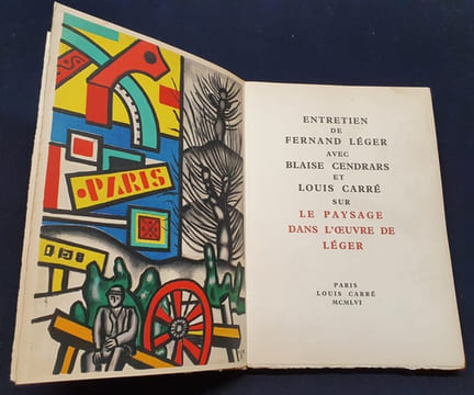 Entretien de Fernand Léger avec Blaise Cendrars et Louis Carré sur le paysage dans l'Oeuvre de Léger . undefined