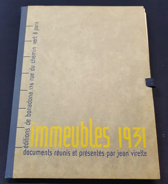 Immeubles 1931 - Documents réunis et présentés par Jean Virette . undefined