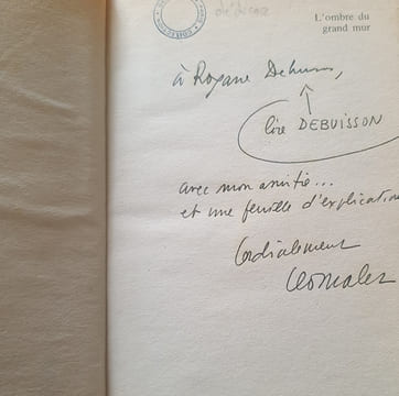 L'ombre du grand mur - Avec Envoi Autographe signé à Roxanne Dubuisson. Léo Malet