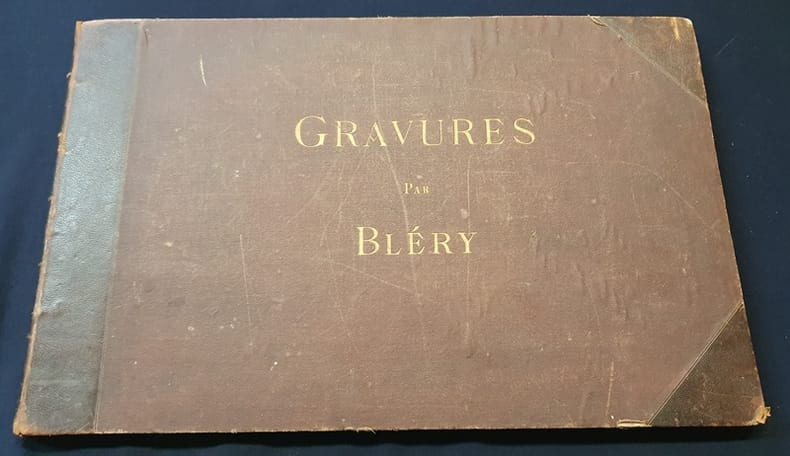 Rare Album de 27 Eaux Fortes d'Eugène Bléry - 1838/1855