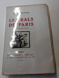 Les bals de Paris avec dessins de l'auteur - Edition originale sur grand papier