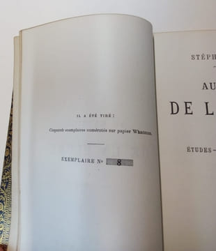 Au Caprice de la Plume - Études . Fantaisies . Critique - Edition originale sur grand papier - Reliure non signée de Raparlier .. Stephen Liegard