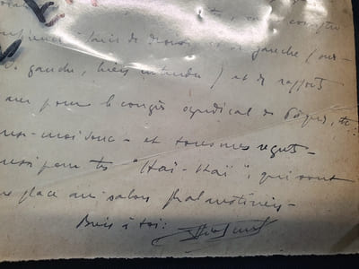 Lettre autographe signée de Marcel Déat - Mars 1924