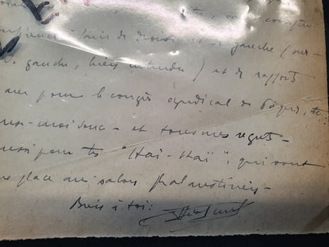 Lettre autographe signée de Marcel Déat - Mars 1924. undefined