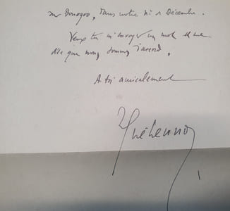 Lettre autographe  signée de Jean Guéhénno l - Novembre 1930