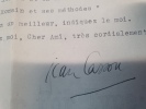 Lettre signée de Jean Cassou - Avril 1936. 