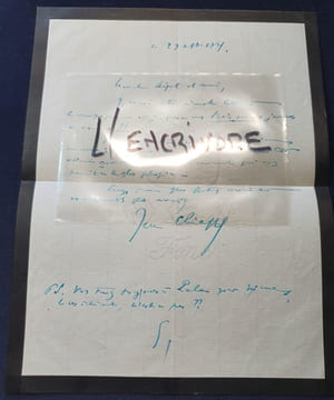 Lettre autographe signée de Jean Chiappe - 1934. undefined