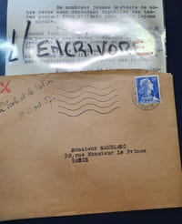 Lettre Tapuscrite signée de Maurice Perche - 1957