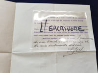 Lettre tapuscrite signée du Maréchel Foch