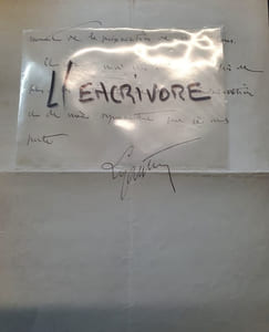 Lettre autographe signée du Maréchal Lyautey - 1927