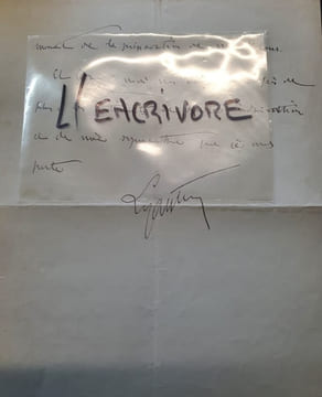Lettre autographe signée du Maréchal Lyautey - 1927. undefined