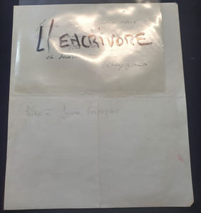 Lettre autographe signée du Général Weygand - 1955