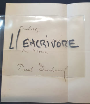 Lettre autographe signée de Paul Deschanel - 1916. undefined