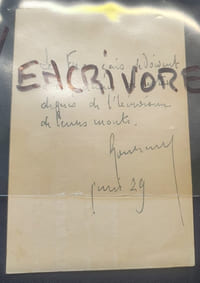Photographie autographe signée du Général Gouraud - 1929