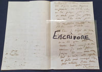 Lettre autographe manuscrite signée de Alphonse Karr
