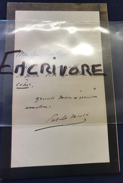 Lettre Autographe signée de Catulle Mendès . Catulle Mendès 