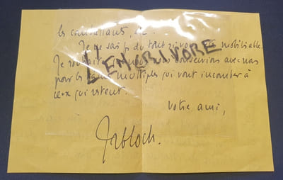 Lettre autographe signée de Jean Richard Bloch - Septembre 1939