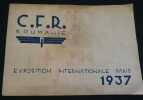 Chemin de fer de Roumanie - Exposition internationale Paris 1937. 