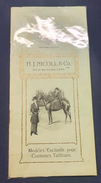 Catalogue Nicoll and Co. - Modèles féminins Amazones Sports Tailleurs vers 1890. undefined