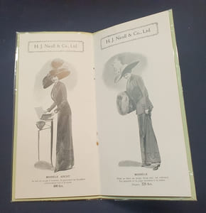 Catalogue Nicoll and Co. - Modèles féminins Amazones Sports Tailleurs vers 1890