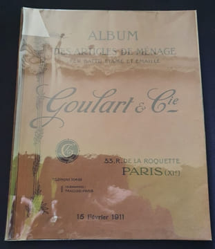 Goulard et Cie - Album des articles de ménage è Fer battu , étamé et émaillé. undefined